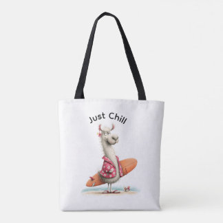 Bolso De Tela Día de playa divertido y caprichoso para animales