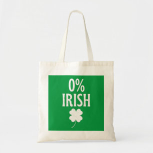 Bolso De Tela Día de San Patricio 0% Irlandés