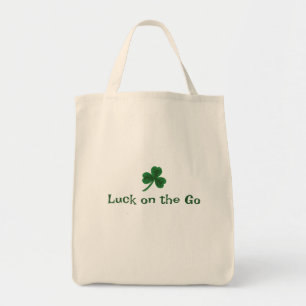 Bolso De Tela Día de San Patricio, divertida suerte de texto en