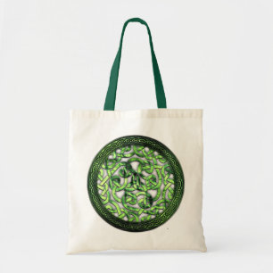 Bolso De Tela Día de San Patricio - Ronda de patrones celtas