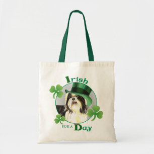 Bolso De Tela Día de San Patricio Shih Tzu