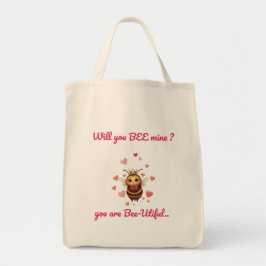 Bolso De Tela Día de San Valentín caprichoso de abeja de miel
