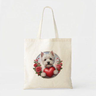Bolso De Tela Día de San Valentín con corazón