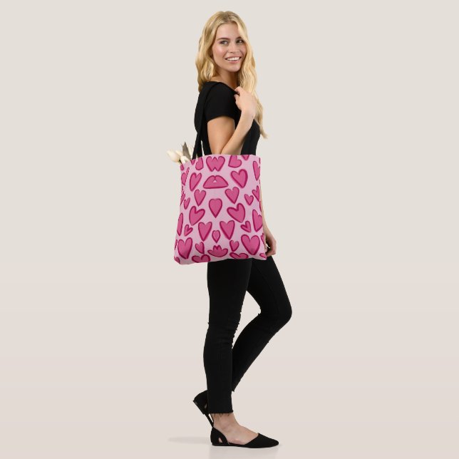 Bolso De Tela Día de San Valentín Corazón (Puesto)