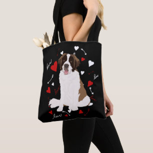 Bolso De Tela Día de San Valentín de San Bernard