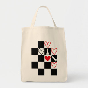 Bolso De Tela Día de San Valentín del corazón del tablero de aje