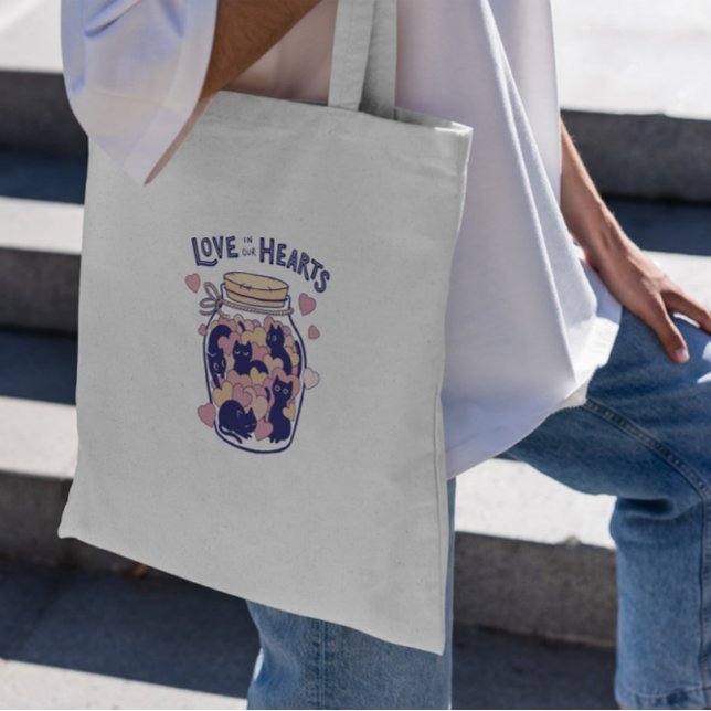 Bolso De Tela Día de San Valentín Heart Jar (Subido por el creador)
