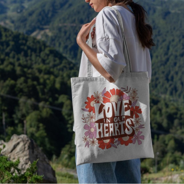 Bolso De Tela Día de San Valentín Love Floral (Subido por el creador)