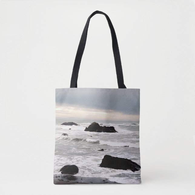 Bolso De Tela Día de tormenta... (Anverso)