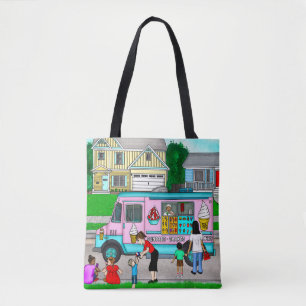 Bolso De Tela Día de verano caliente Un Ilustracion caprichoso