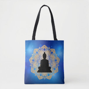 Bolso De Tela Día de Vesak Buda y Mandala Vaisakha Purnima