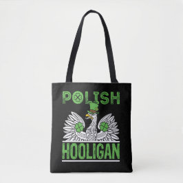 Bolso De Tela Día del Hooligan Polaco San Patricio