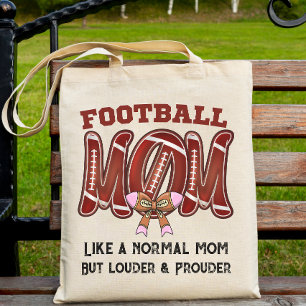 Bolso De Tela Día del juego de fútbol americano para mamá person