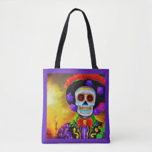 Bolso De Tela Día del Muerto 1
