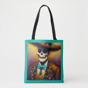 Bolso De Tela Día del Muerto 4
