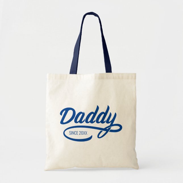 Bolso De Tela Día del Padre - Papi desde... (Frente)
