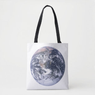 Bolso De Tela Día del Planeta Tierra desde el espacio