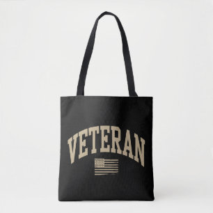 Bolso De Tela Día del Veterano Veterano Estados Unidos Americano