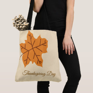 Bolso De Tela Día Feliz de Acción de Gracias, Temporada de Otoño