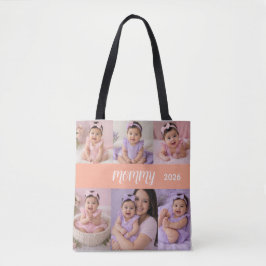 Bolso De Tela Día Feliz de la Madre Personalizado 6 Fotos, Nombr