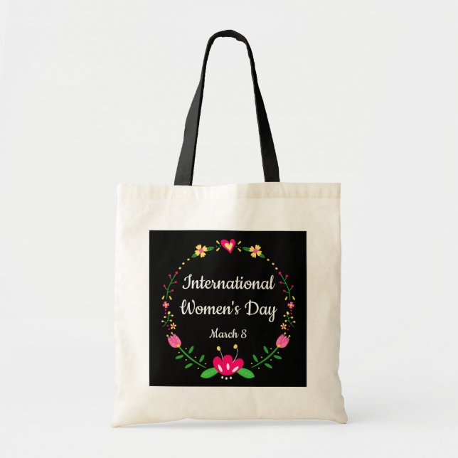 Bolso De Tela Día Internacional de la Mujer (Frente)