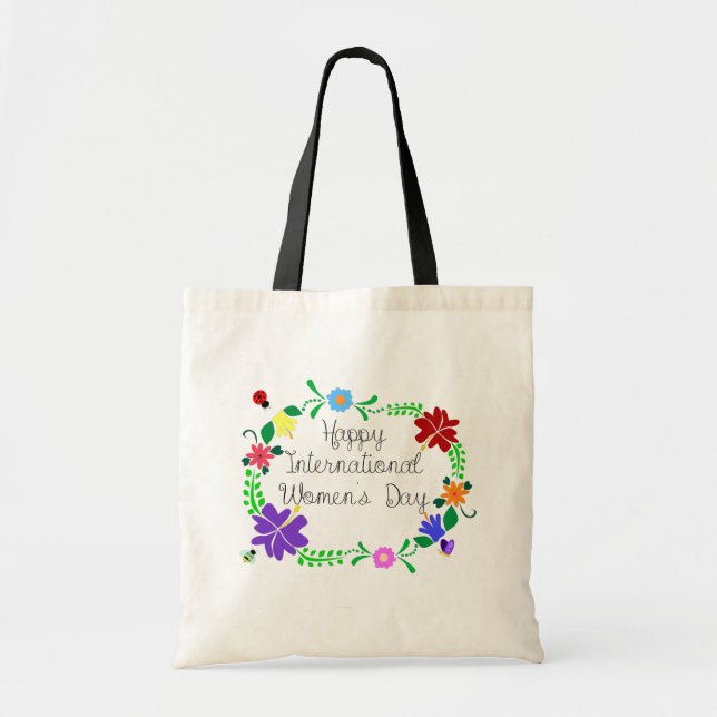Bolso De Tela Día Internacional de la Mujer 2021 (Frente)