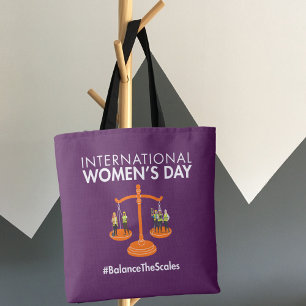 Bolso De Tela Día Internacional de la Mujer 2026 Equilibrar las