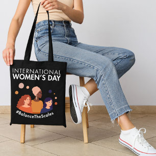 Bolso De Tela Día Internacional de la Mujer 2026 Equilibrar las 