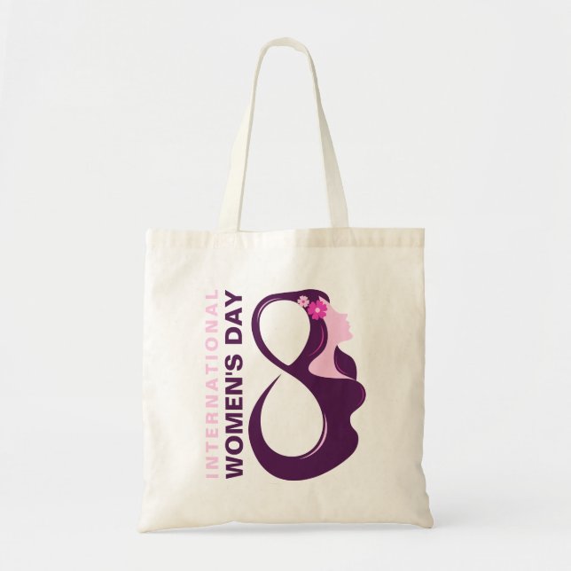 Bolso De Tela Día Internacional de la Mujer 8 de marzo (Frente)