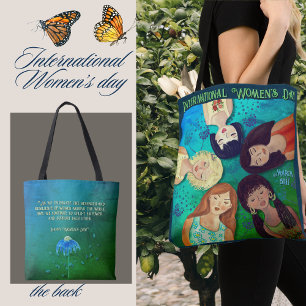 Bolso De Tela Día Internacional de la Mujer Retratos de Mujeres