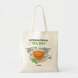 Bolso De Tela Día Internacional del Té