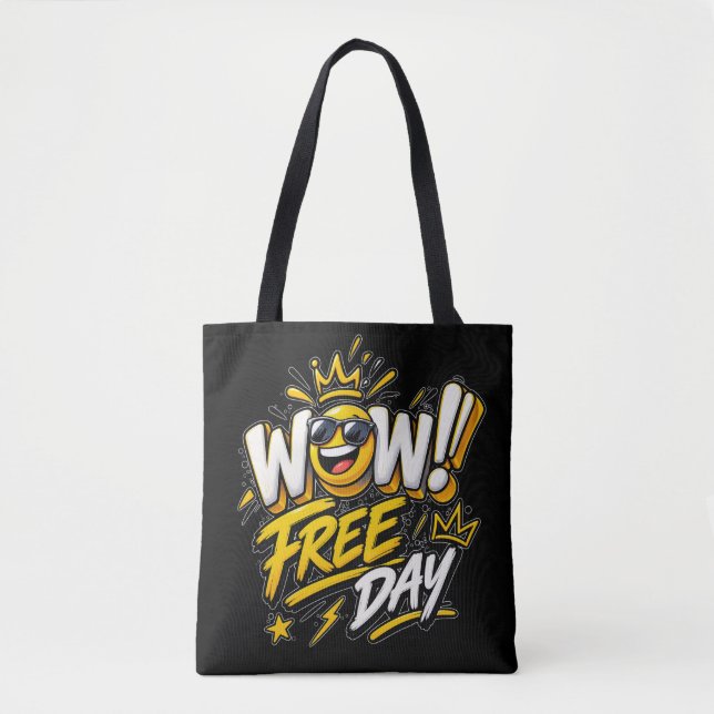 Bolso De Tela Día libre increíble (Anverso)