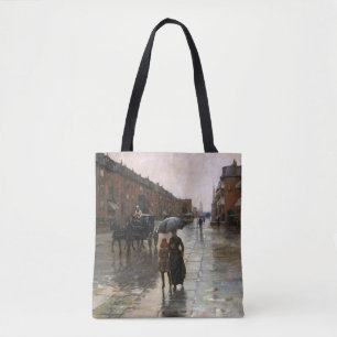Bolso De Tela Día lluvioso, Boston de Frederick Childe Hassam
