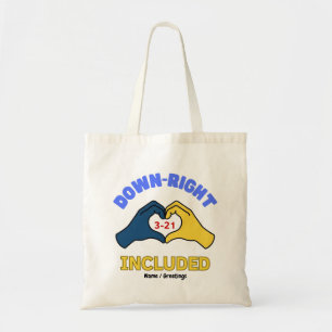 Bolso De Tela Día Mundial del Síndrome de Down Incluido Hacia la