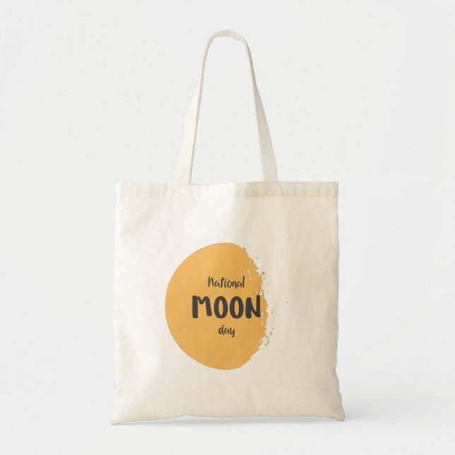 Bolso De Tela Día Nacional de la Luna (Frente)