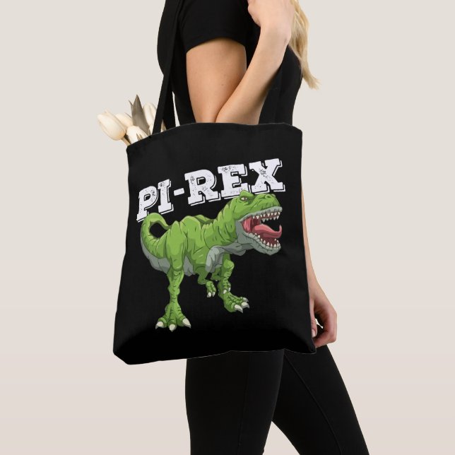 Bolso De Tela Día Pi Rex Dinosaurio Matemáticas Matemáticas (Detalle)