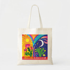 Bolso De Tela Día y noche del desierto