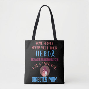 Bolso De Tela Diabetes Mamá Sensibilización Infantil Diabétic
