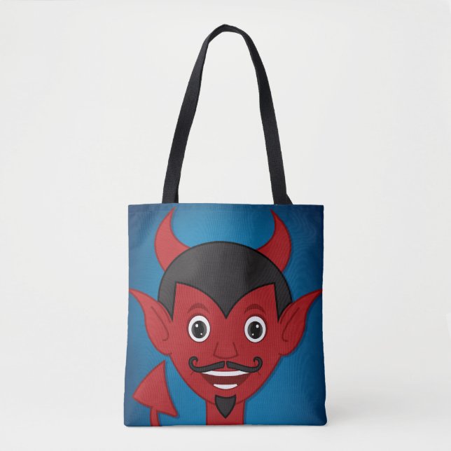 Bolso De Tela Diablo de Halloween (Anverso)