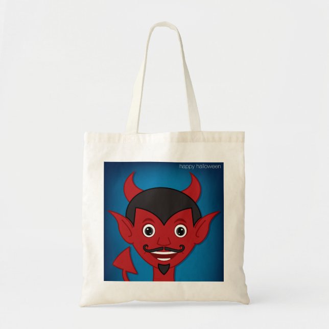 Bolso De Tela Diablo de Halloween (Frente)