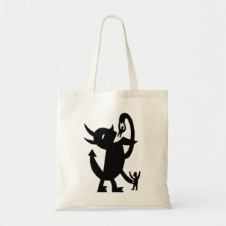 Bolso De Tela Diablo y dos amigos