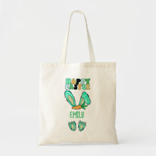 Bolso De Tela Diablos de Semana Santa Personalizada Nombre Verde