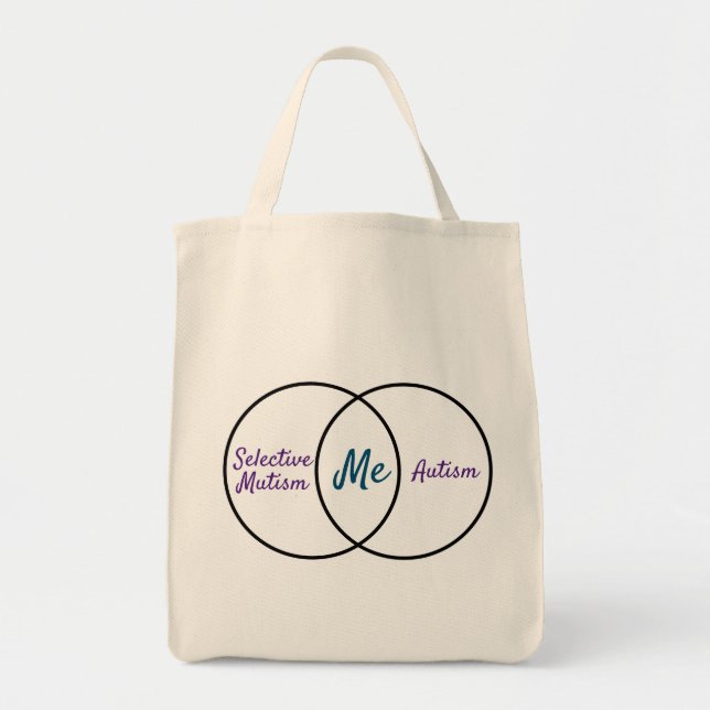 Bolso De Tela Diagnóstico doble de diagrama de Venn (Frente)
