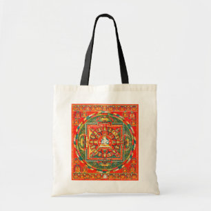 Bolso De Tela Diagrama cósmico de Mandala para meditación