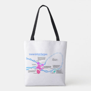 Bolso De Tela Diagrama de factores de transcripción génica de cé