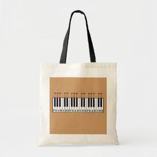 Bolso De Tela Diagrama del teclado de piano