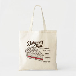Bolso De Tela Diagrama Esbozado Vintage de Tarta Bakewell