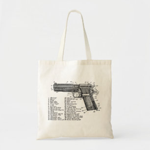 Bolso De Tela Diagrama V2 del arma