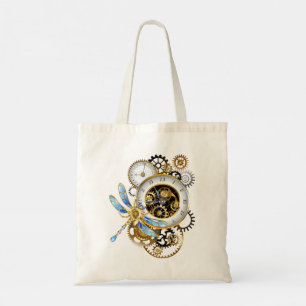 Bolso De Tela Diales de vapor con libélula