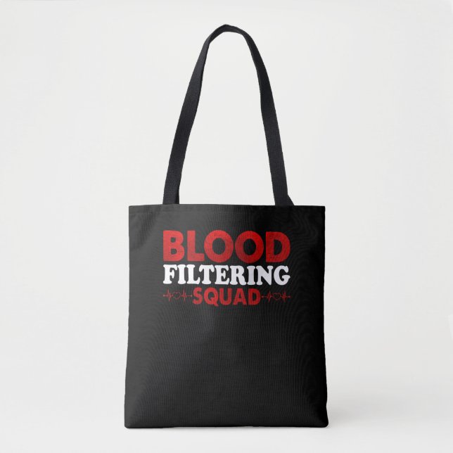 Bolso De Tela Diálisis de hemodiálisis por hipertensión (Anverso)